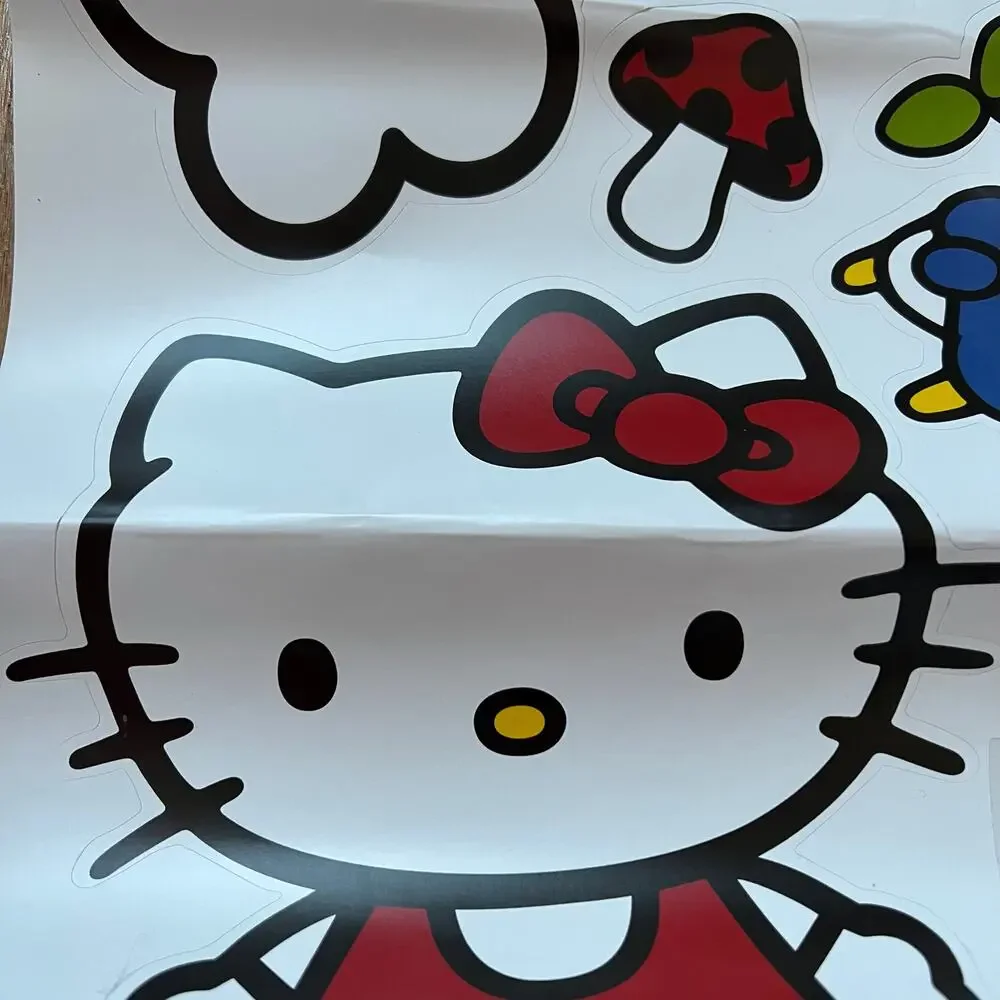 Hello Kitty‎ Large Vinyl Wall Decal Sticker Sheets Sanrio Retro 2011 9